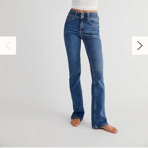 WE THE FREE SHAYLA SKINNY FLARE JEANS FREE PEOPLE